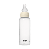 BIBS - Set complet biberon anticolici PP fara BPA, 270 ml, Silicon, Ivory