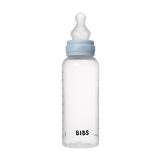 BIBS - Set complet biberon anticolici PP fara BPA, 270 ml, Silicon, Baby Blue