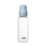 BIBS - Set complet biberon anticolici PP fara BPA, 270 ml, Latex, Baby Blue
