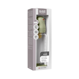 BIBS - Set complet biberon din sticla anticolici cu tetina din latex, flux mediu, 240 ml, Sage