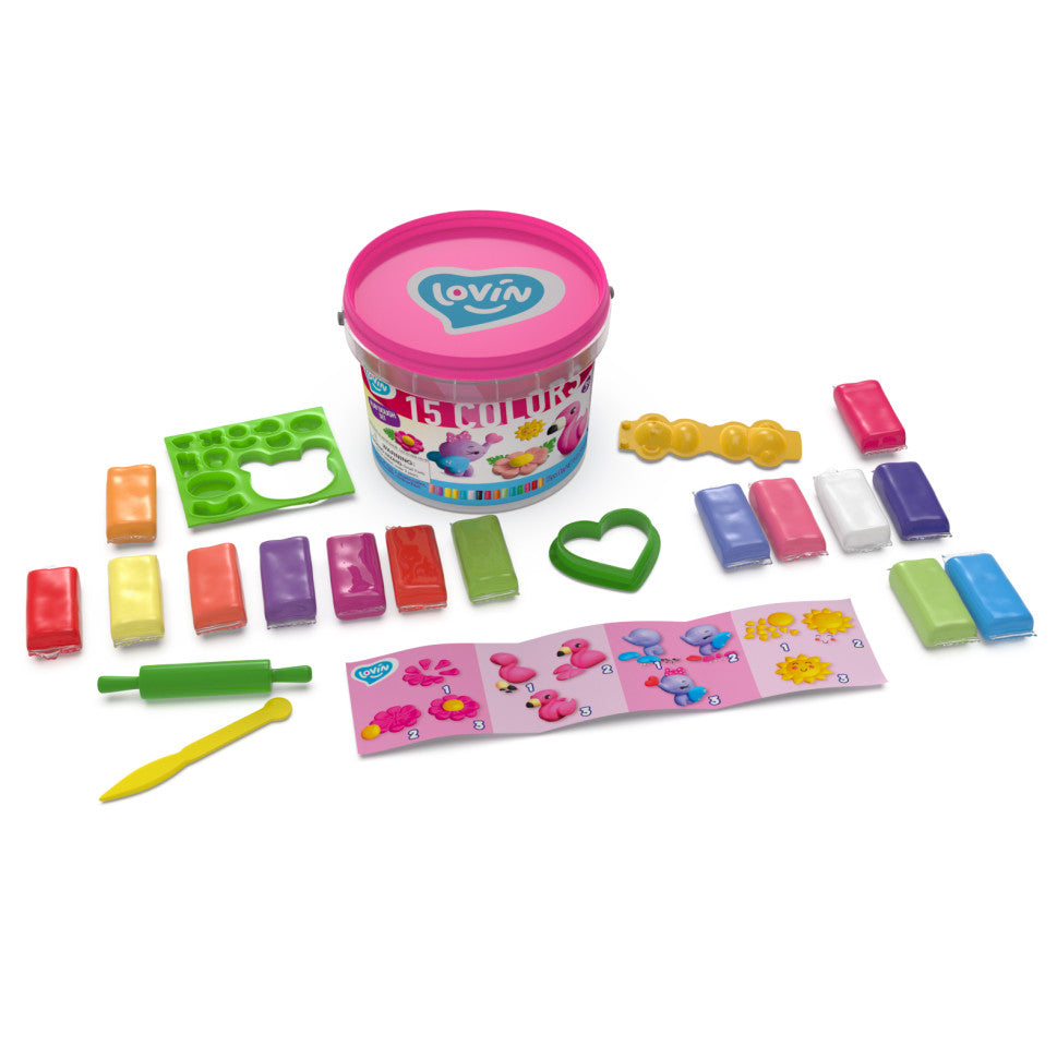 Set plastilina 100% ECO, Lovin'Do, Cute Animals - gogobaby.ro