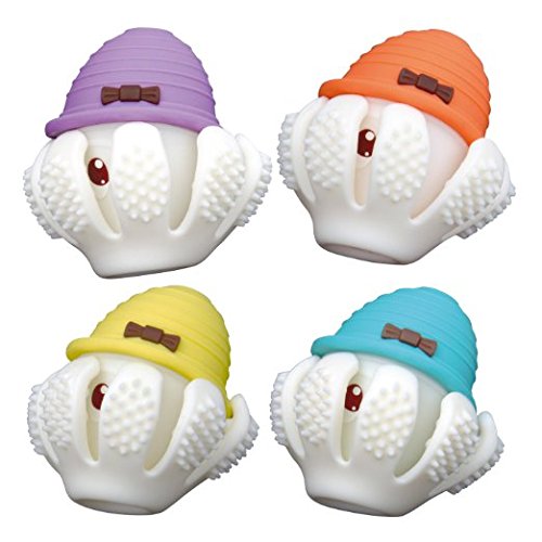 INEL GINGIVAL DIN SILICON, MOMBELLA - OCTOPUS ROZ - gogobaby.ro