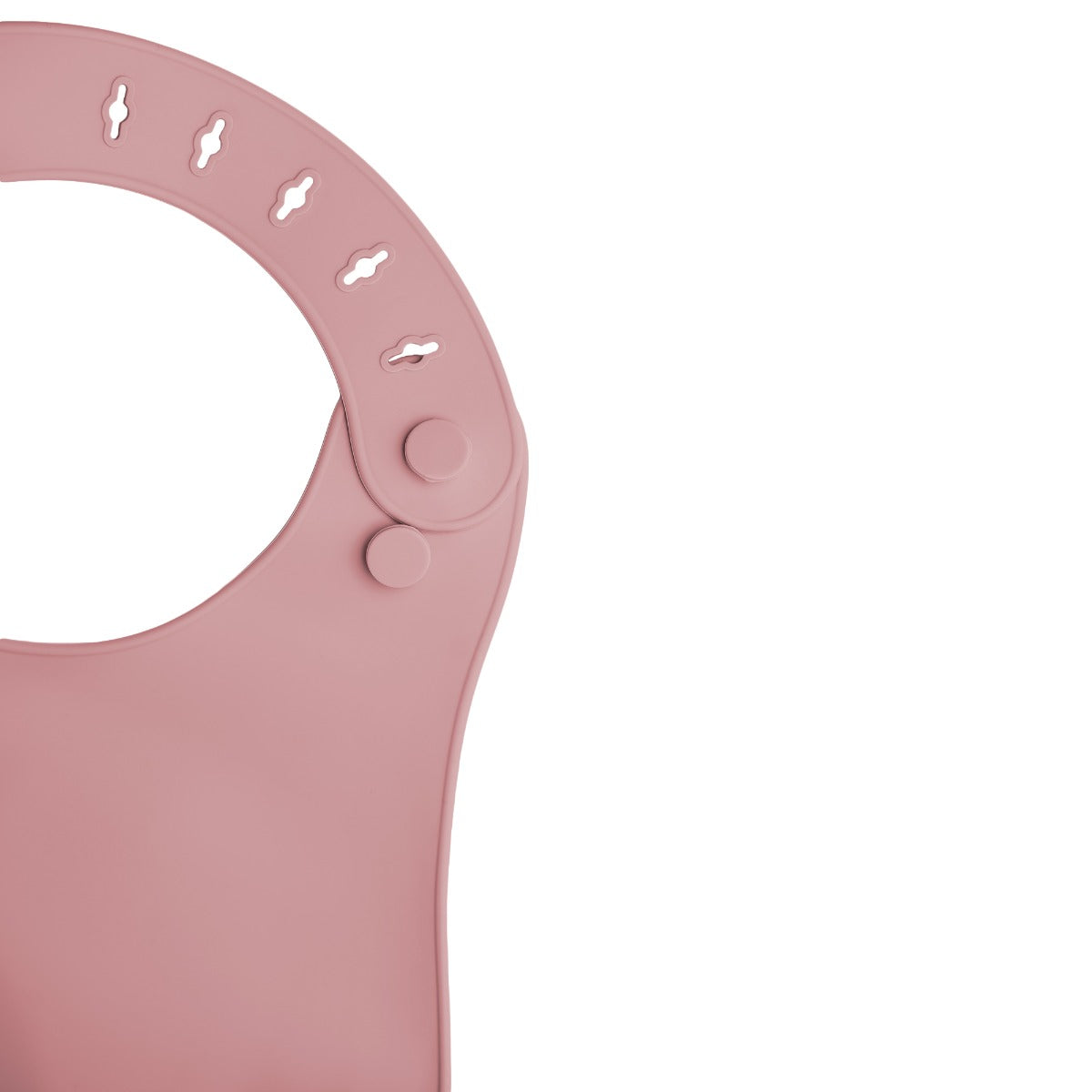 Baveta din silicon, AppeKids - Old Rose - gogobaby.ro