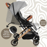 Carucior Sport AppeKids Travel, Ultracompact, Tip Troller - Grey