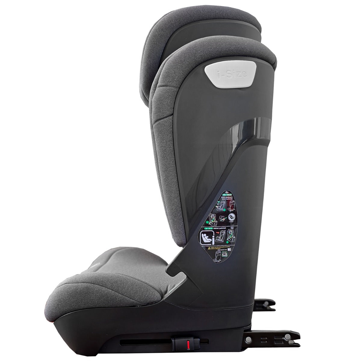 Scaun auto Appekids, I-SIZE, 100 -150 cm, Q-Fix - Grey