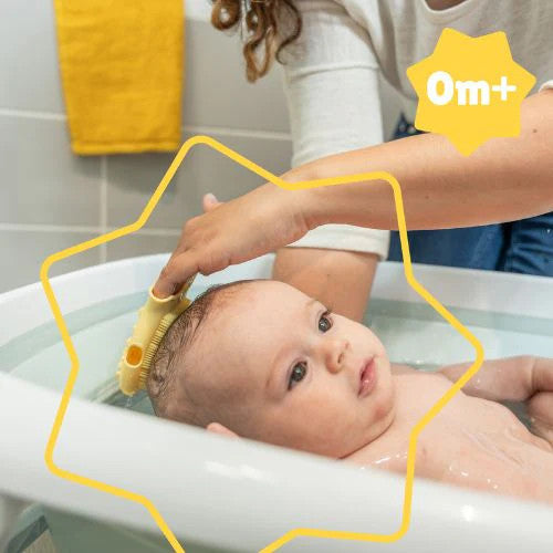 Badabulle - Perie de masaj din silicon pentru scalpul bebelusului - gogobaby.ro