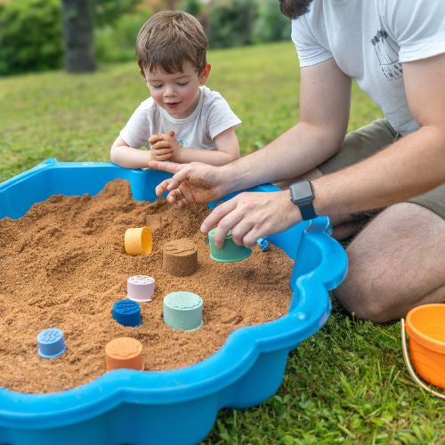 Badabulle - Set 7 jucarii stivuibile pentru baie