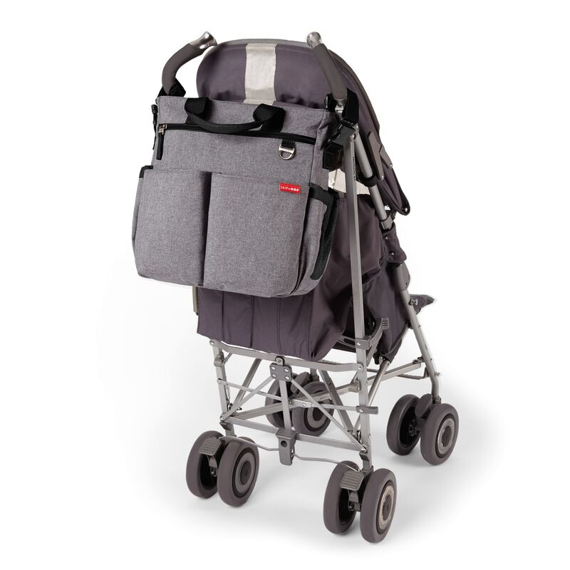 Skip Hop-Geanta de scutece Duo Signature Heather grey - gogobaby.ro