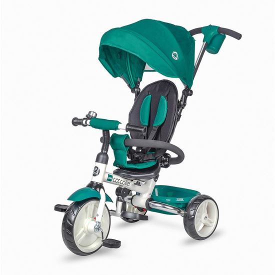Tricicleta Coccolle Urbio Turquoise - gogobaby.ro