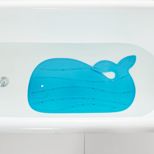 Skip Hop - Moby Covoras de baie antiderapant in forma de balena - Albastru - gogobaby.ro