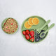 Set Diversificare, AppeKids, 100% Silicon, Basic - Raw Green