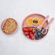 Set Diversificare, AppeKids, 100% Silicon, Basic - Old Rose