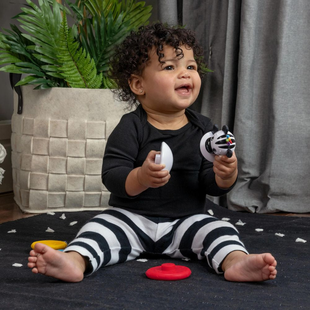 Baby Einstein - Jucarie zornaitoare si dentitie Zen, fara BPA - gogobaby.ro