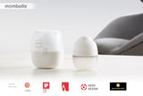 Biberon Anticolici Mombella Breast-Like, 120ml, Tetina S flux lent, 100% Silicon, Ivory