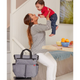 Skip Hop-Geanta de scutece Duo Signature Heather grey