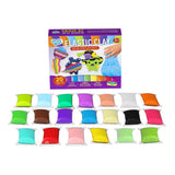 Set de creatie cu argila usoara 20 buc, Lovin - Elastic Clay