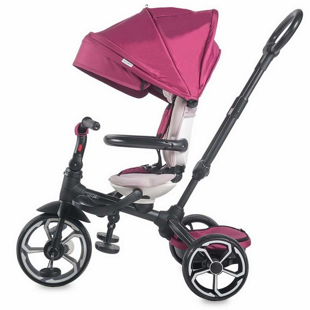 Tricicleta multifunctionala Coccolle Modi+ Violet - gogobaby.ro