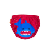 Set 2 chilotei de baie impermeabili, Zoocchini, protectie UPF50+, marime L, 24-36 Luni â€“ Shark