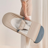 BabyBjorn - Balansoar Balance Soft Khaki cu detalii Beige, Tesatura