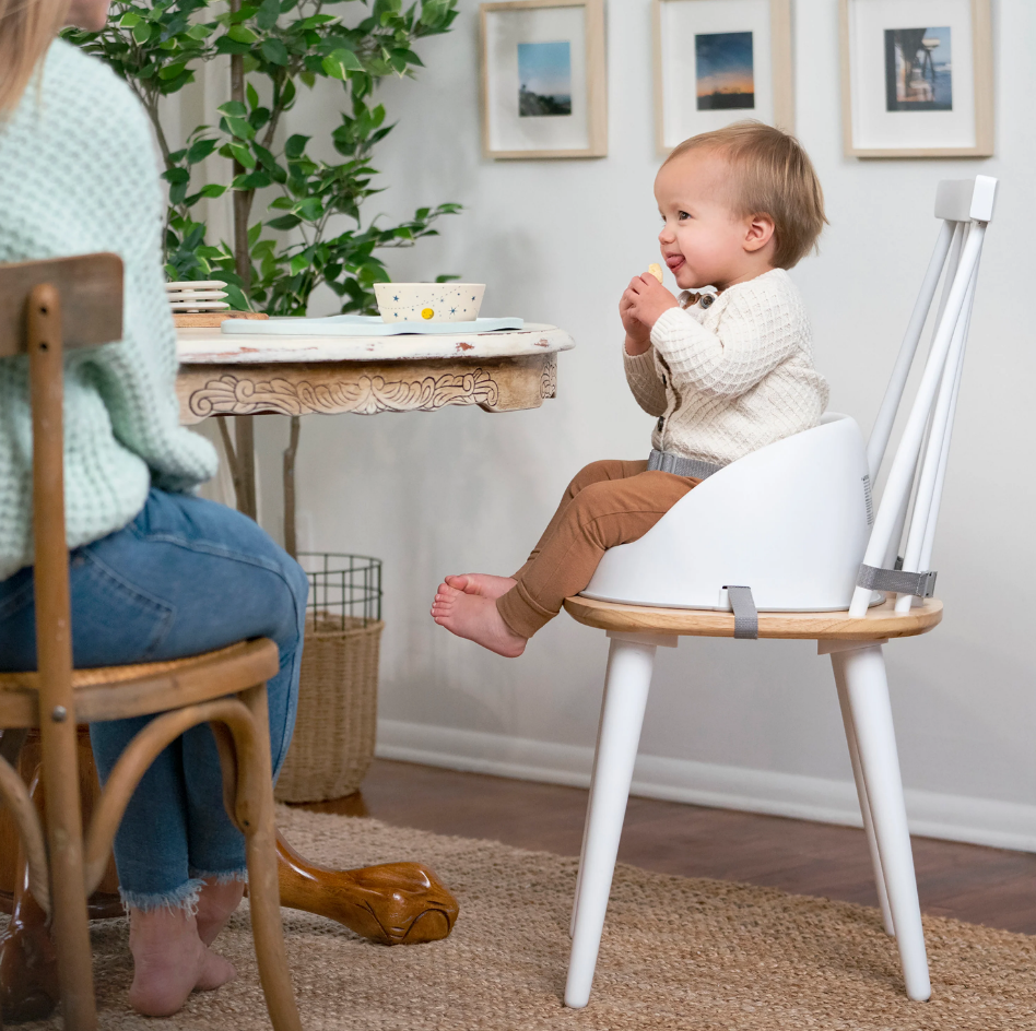 Ity by Ingenuity - Scaun de masa Easy Clean Booster, Oat - gogobaby.ro