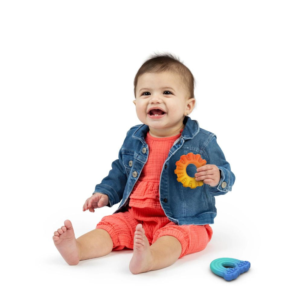 Bright Starts -  Jucarie de dentitie Say Cheeseburger - gogobaby.ro