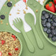 Set Diversificare, AppeKids, 100% Silicon, Classic - Raw Green