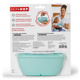 Skip Hop - Set de calatorie pentru hranire (bol + lingurita) - Soft turcoaz