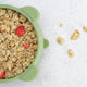 Bol din silicon cu ventuza, AppeKids, The Little Bear - Raw Green
