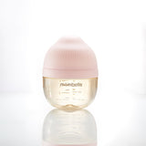 Biberon Anticolici Mombella Breast-Like, 120ml, Tetina S flux lent, PPSU, Old Roze