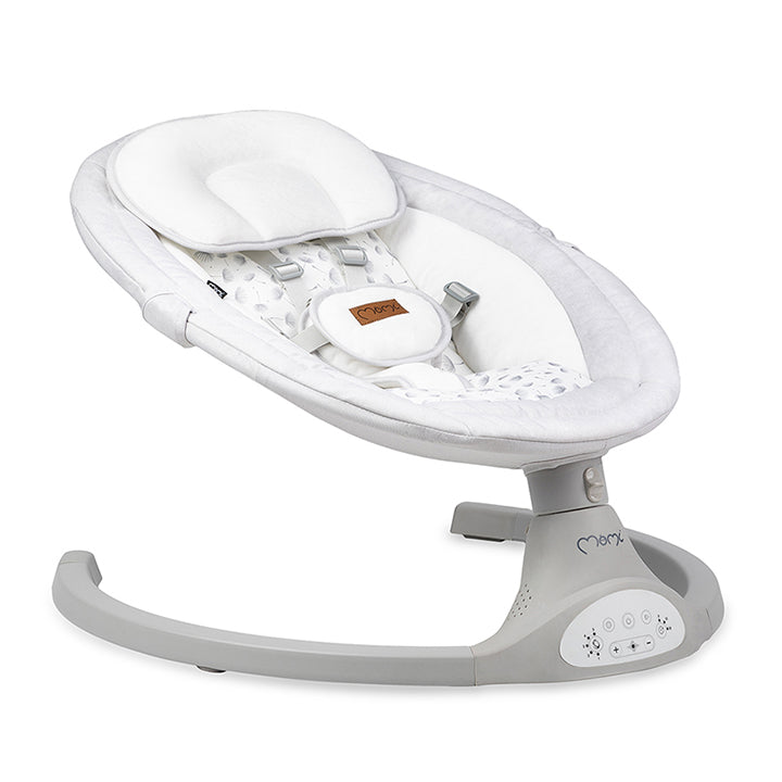 Balansoar electric MoMi Lami, Light Grey - gogobaby.ro