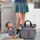 Skip Hop-Geanta de scutece Duo Signature Heather grey