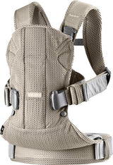 BabyBjorn - Marsupiu anatomic One Air - Greige, 3D Mesh