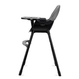 Scaun de masa copii Momi Reki, Piele ecologica, Black