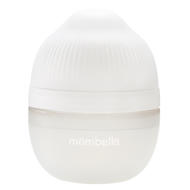 Biberon Anticolici Mombella Breast-Like, 120ml, Tetina S flux lent, 100% Silicon, Ivory - gogobaby.ro