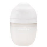 Biberon Anticolici Mombella Breast-Like, 210ml, Tetina M flux mediu, 100% Silicon, Ivory