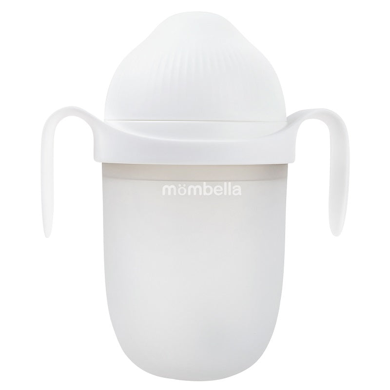 Biberon Anticolici Mombella Breast-Like, 300ml, Tetina 360Ã‚Â° XL Flux Consistent, 100% Silicon, Ivory - gogobaby.ro