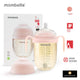 Biberon Anticolici Mombella Breast-Like, 300ml, Tetina 360Ã‚Â° XL Flux Consistent, PPSU, Old Roze