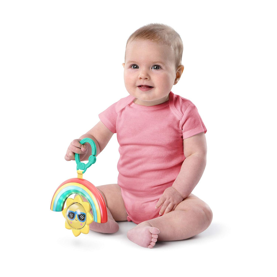 Bright Starts - Zornaitoare cu sunete si lumini Sun Shaker Shake & Glow - gogobaby.ro