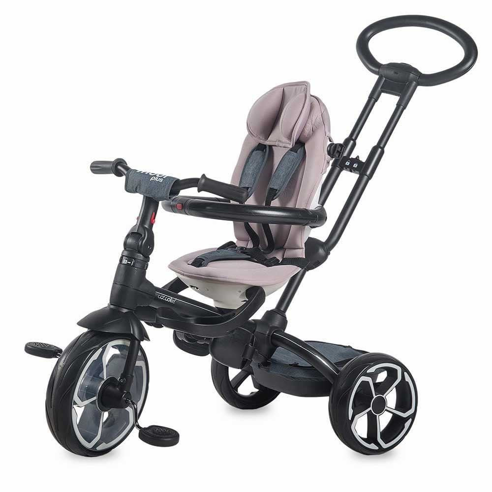 Tricicleta multifunctionala Coccolle Modi+ Violet - gogobaby.ro