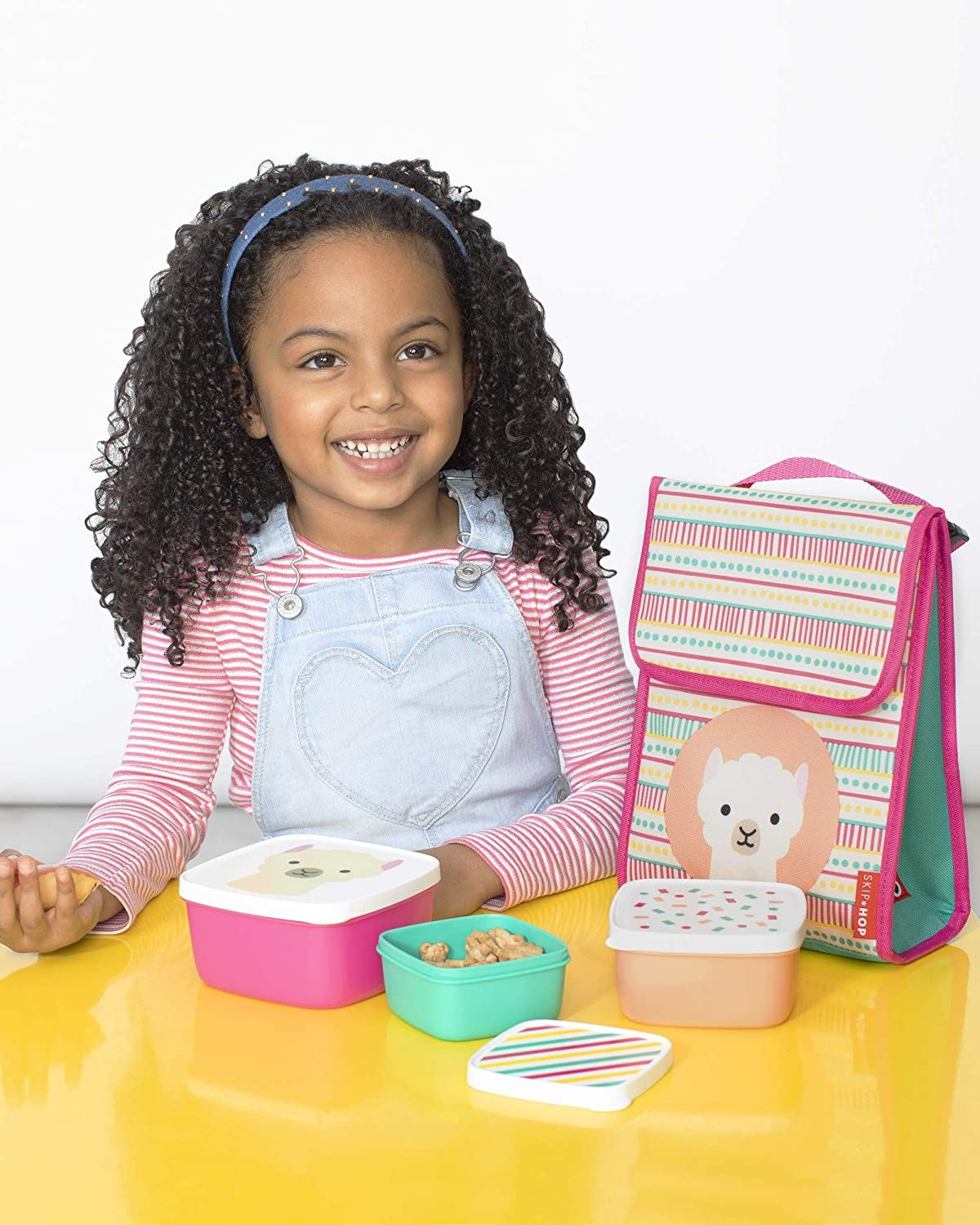 Skip Hop Set 3 cutii pentru pranz Zoo - Lama - gogobaby.ro