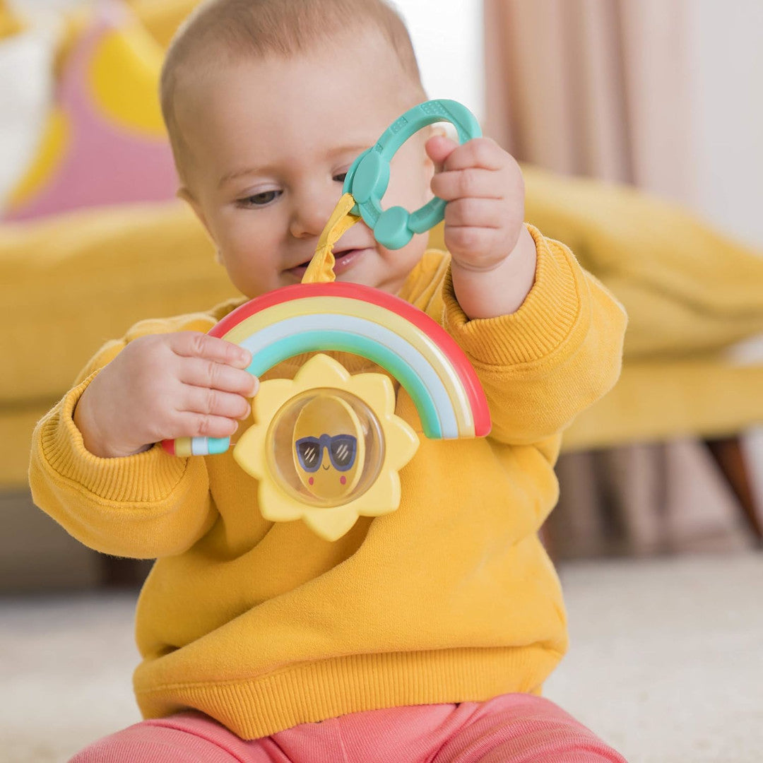 Bright Starts - Zornaitoare cu sunete si lumini Sun Shaker Shake & Glow - gogobaby.ro