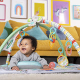Bright Starts - Salteluta de activitati 5 in 1 Gym & Ball Pit Totally Tropical