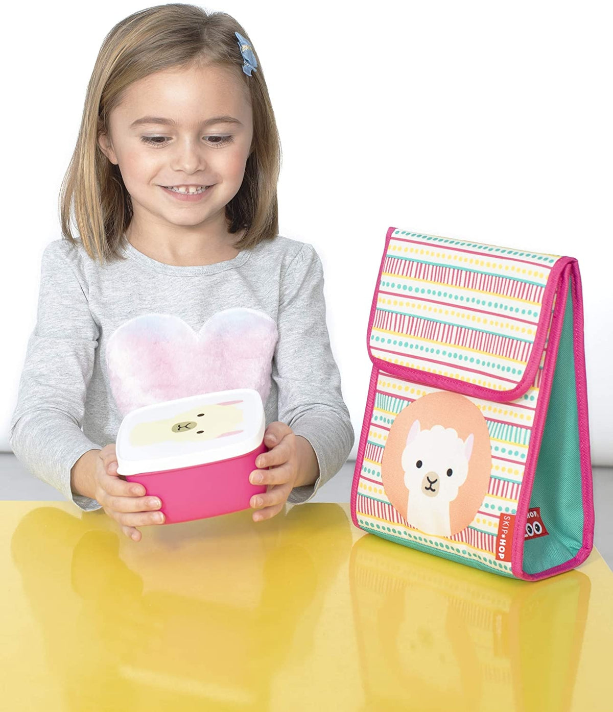 Skip Hop Set 3 cutii pentru pranz Zoo - Lama - gogobaby.ro