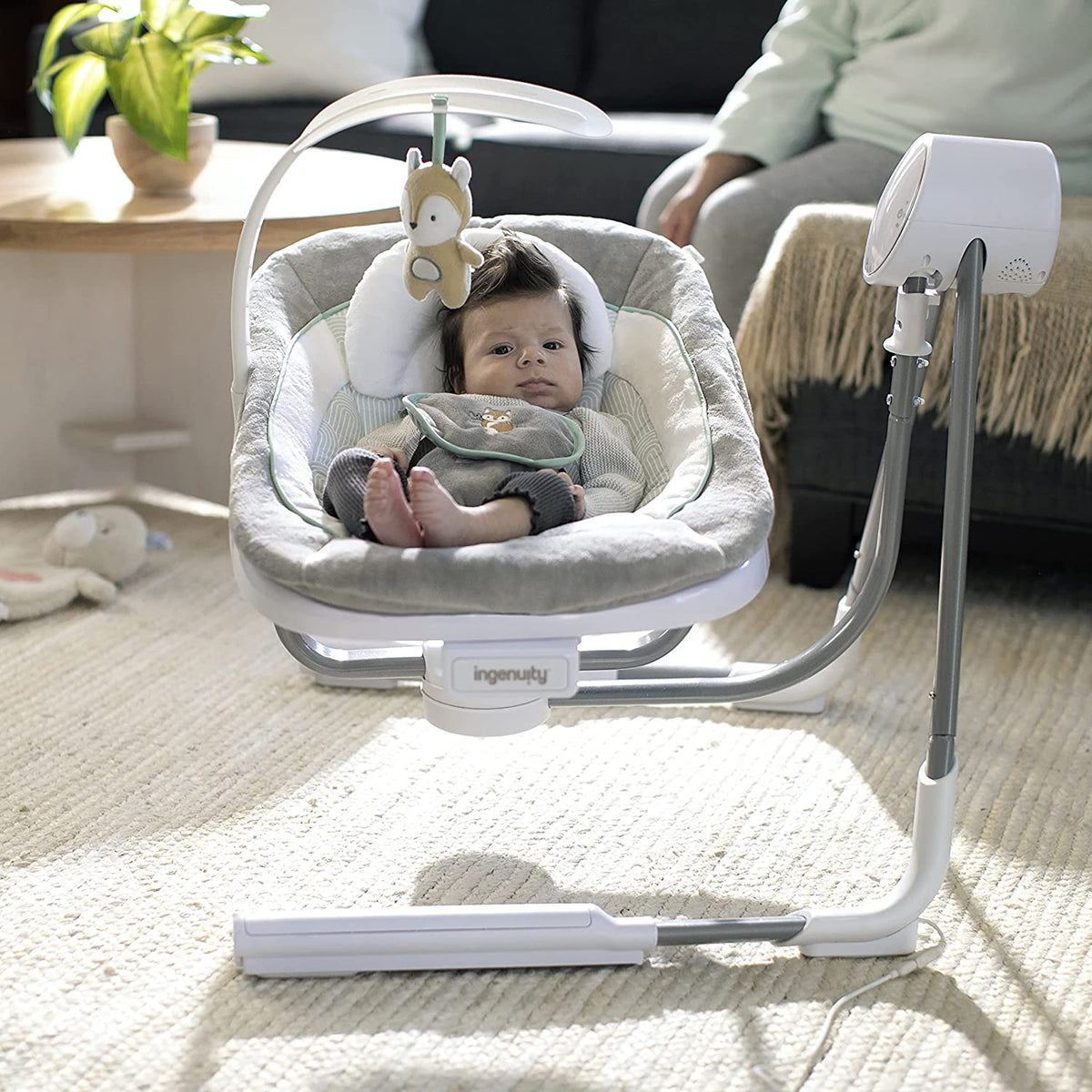 Ingenuity - Leagan portabil cu dubla functionalitate AnyWay Sway™ - gogobaby.ro