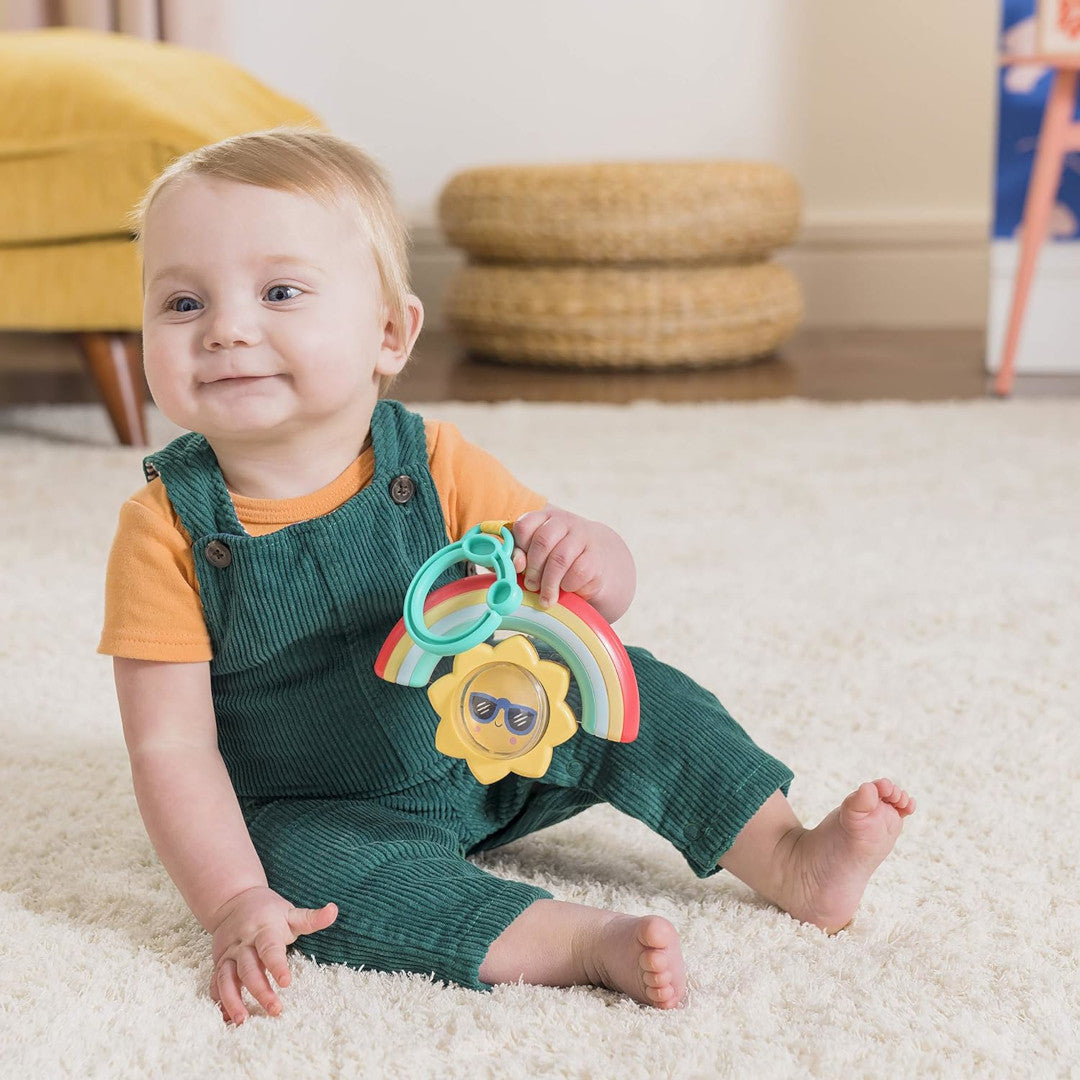 Bright Starts - Zornaitoare cu sunete si lumini Sun Shaker Shake & Glow - gogobaby.ro