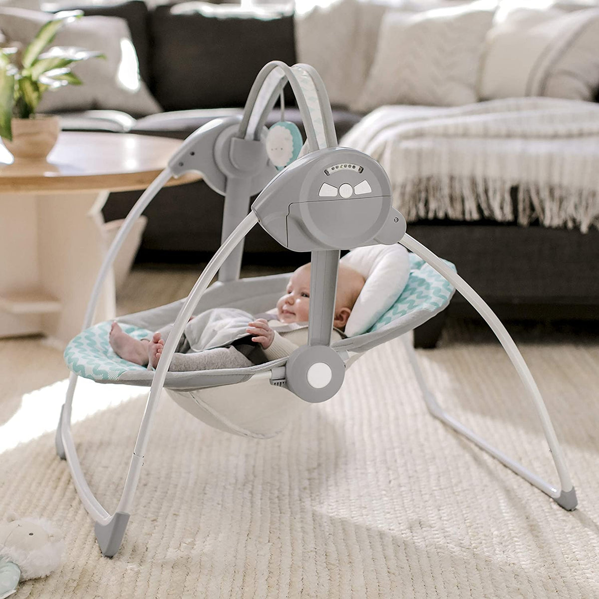 Ingenuity - Leagan portabil Swingity Swing, Goji - gogobaby.ro
