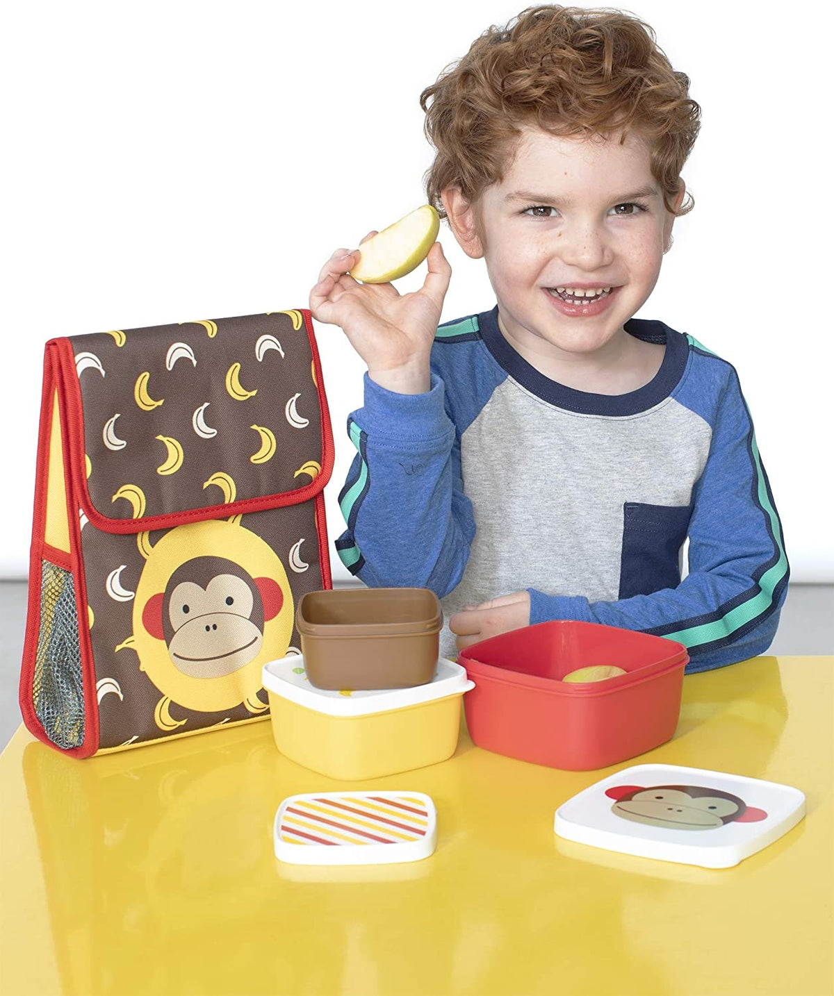 Skip Hop Set 3 cutii pentru pranz Zoo - Maimutica