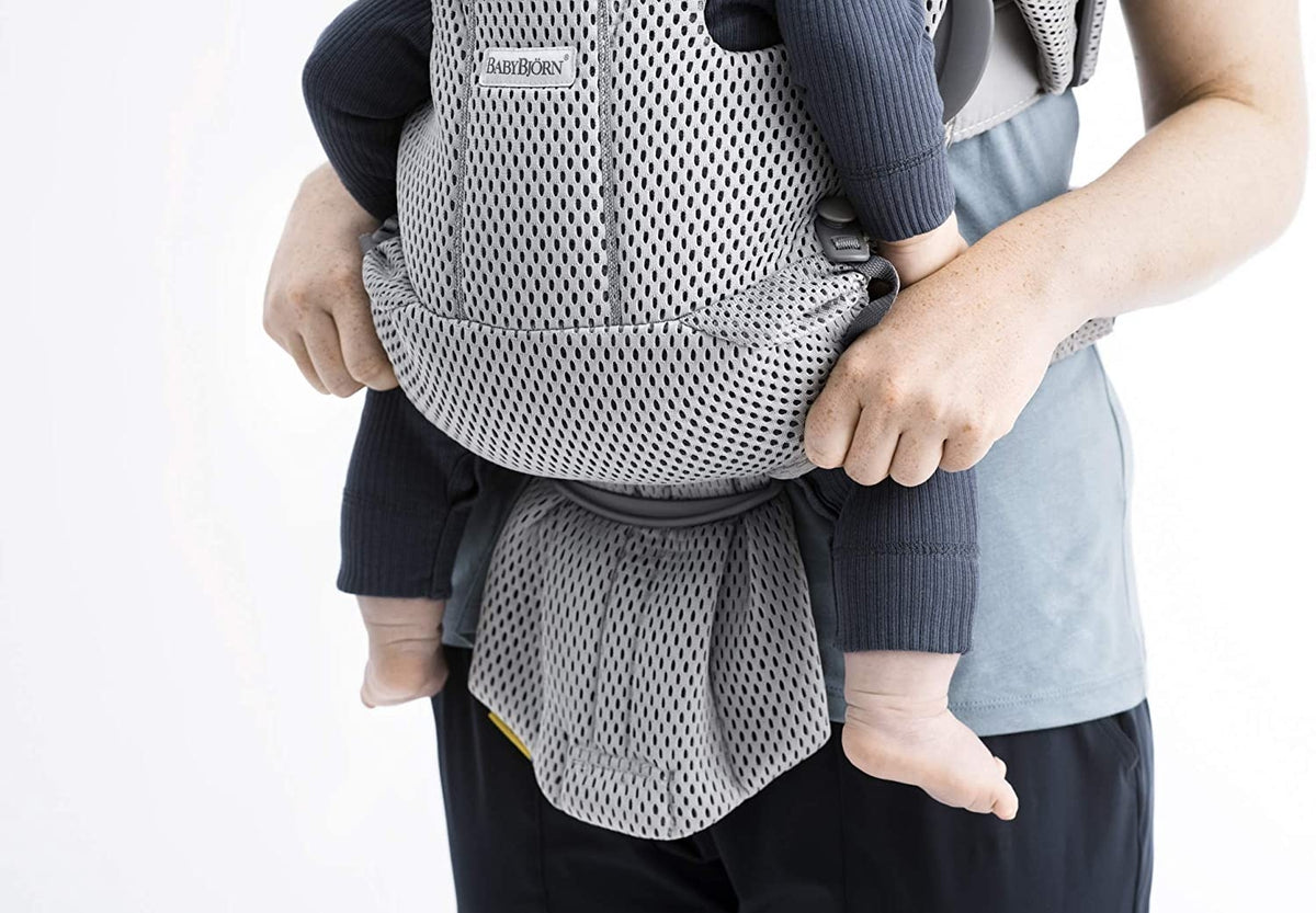 BabyBjorn - Marsupiu anatomic Move, Grey, 3D Mesh
