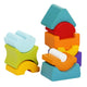 Jucarie din lemn, Cubika, Set constructii Turn 11 piese