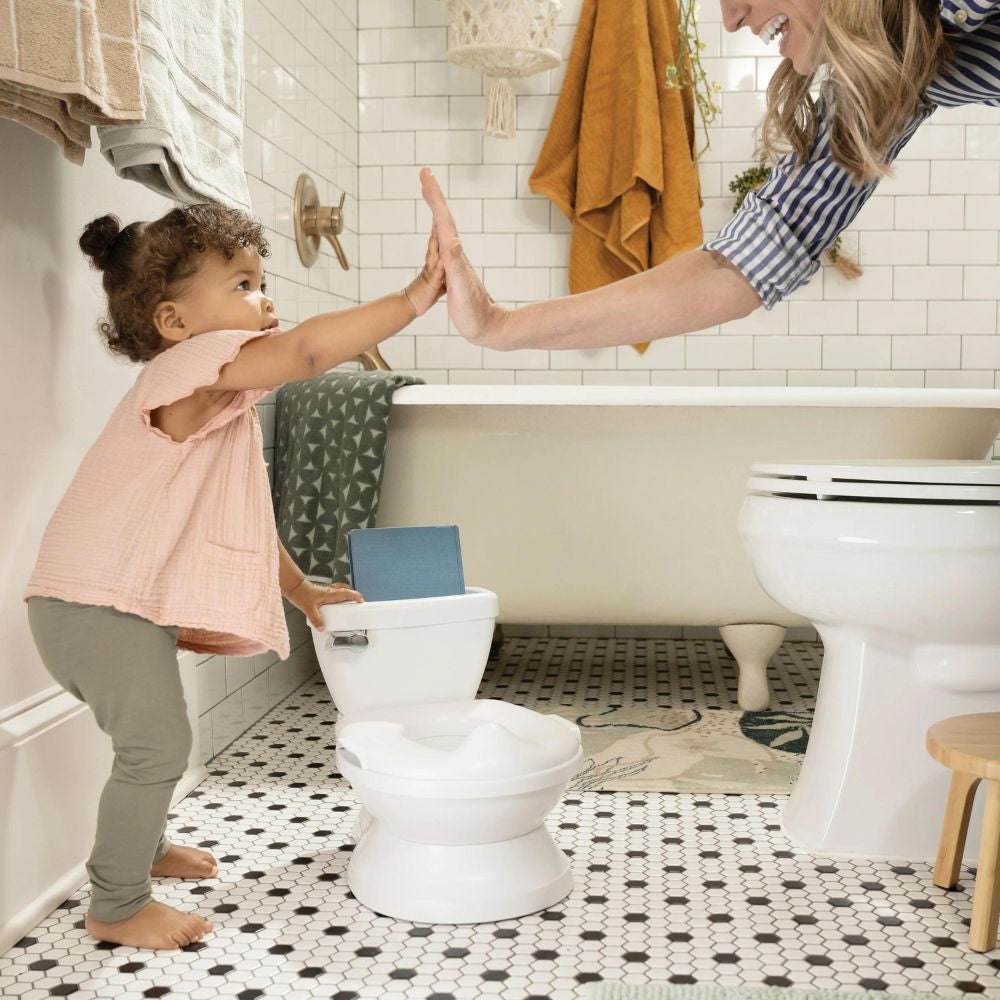 Ingenuity - Olita cu sunete My Size Potty Pro, alb - gogobaby.ro